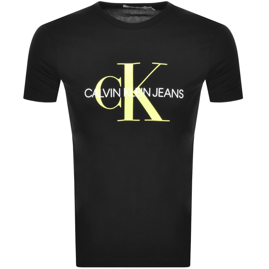 Alternative Image for ProductCalvin Klein Jeans Monogram Logo T Shirt Black1